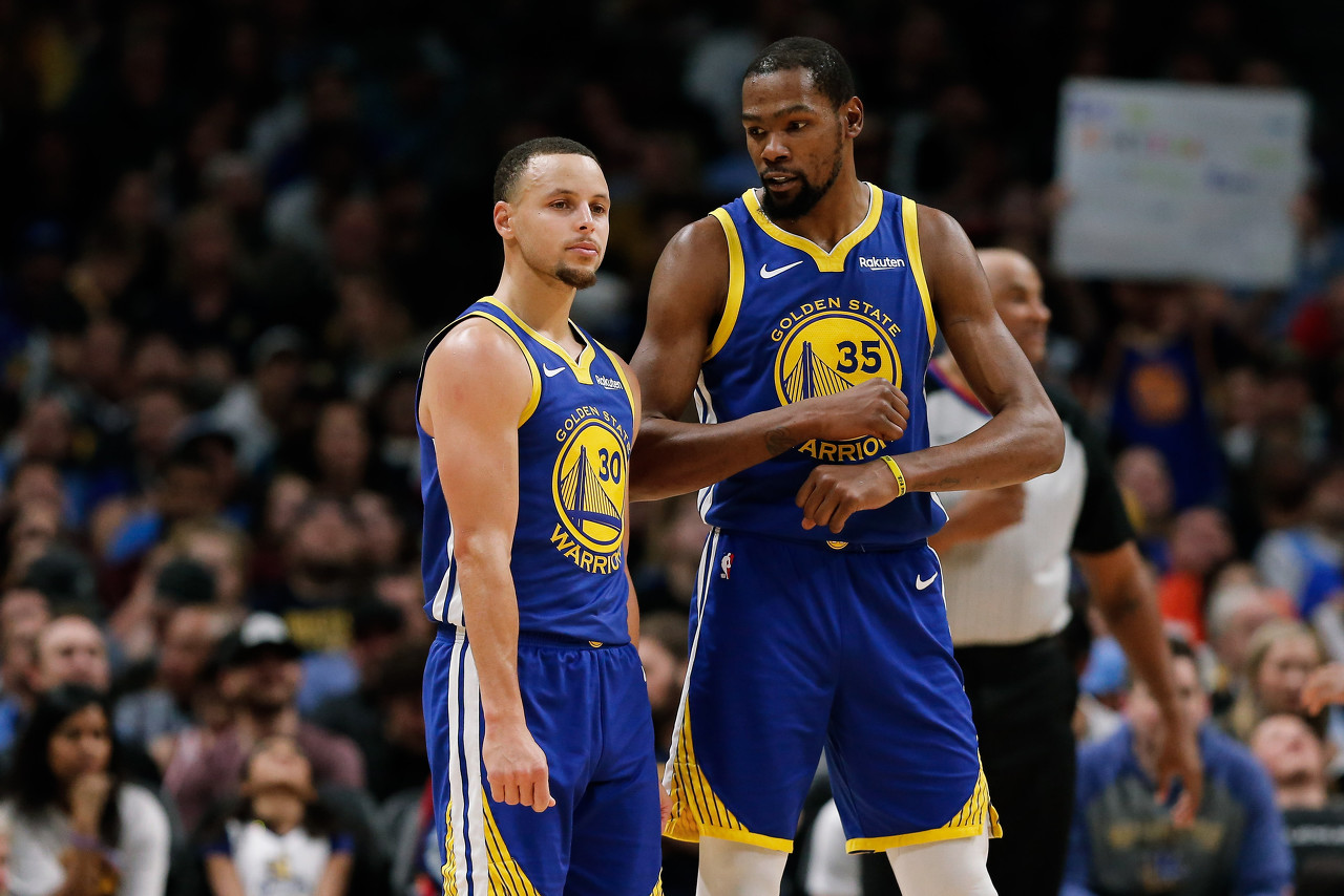 你會(huì)永遠(yuǎn)活在庫(kù)里陰影下！KD：在我幻想的NBA世界里我就是GOAT