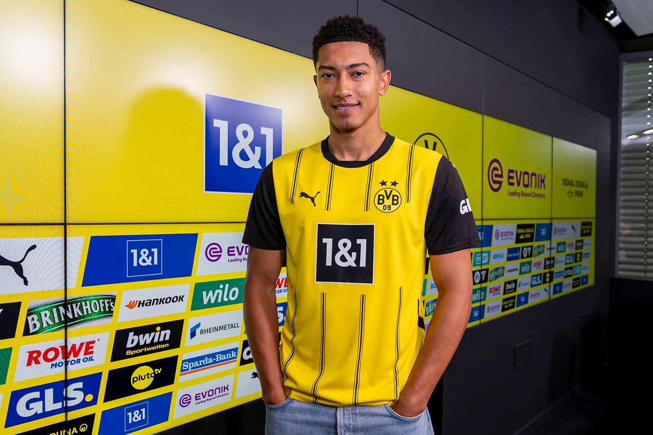 記者：喬布-貝林厄姆未來有望身穿多特7號球衣