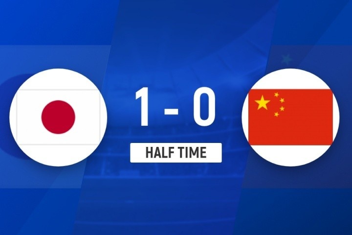 半場(chǎng)-國足暫0-1日本 張玉寧失單刀顏駿凌撲單刀救險(xiǎn) 細(xì)谷真大破門