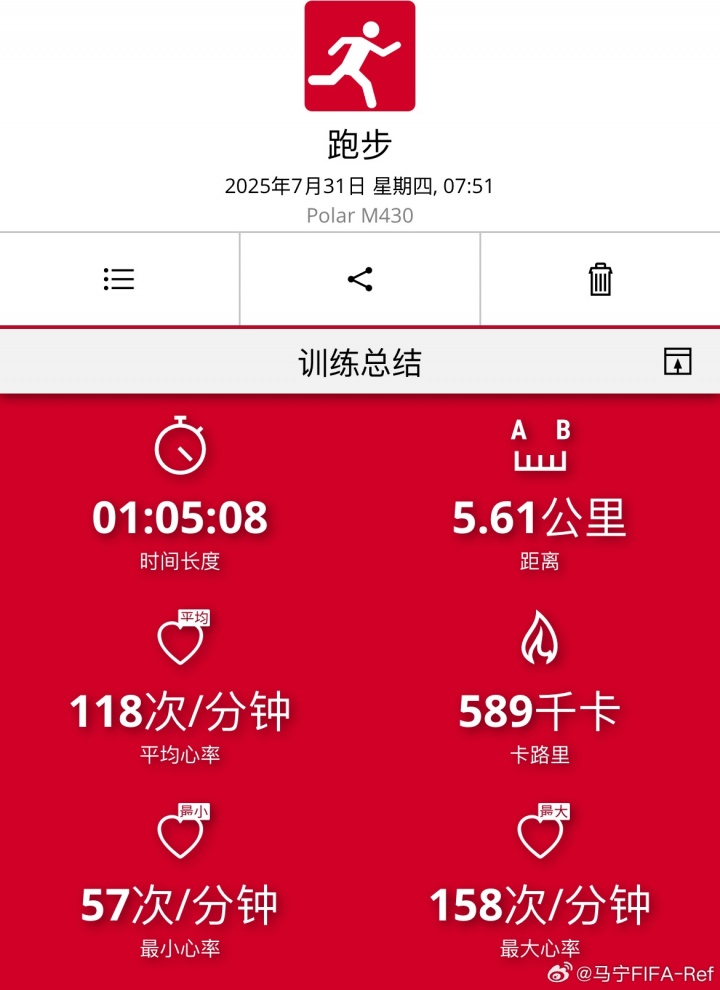 ??馬寧堅(jiān)持外出跑步訓(xùn)練：有很多事我們無法決定，例如天要下雨