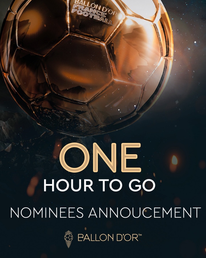 21點(diǎn)15分公布候選！金球獎(jiǎng)最新賠率：登貝萊1.25領(lǐng)跑 亞馬爾1賠4