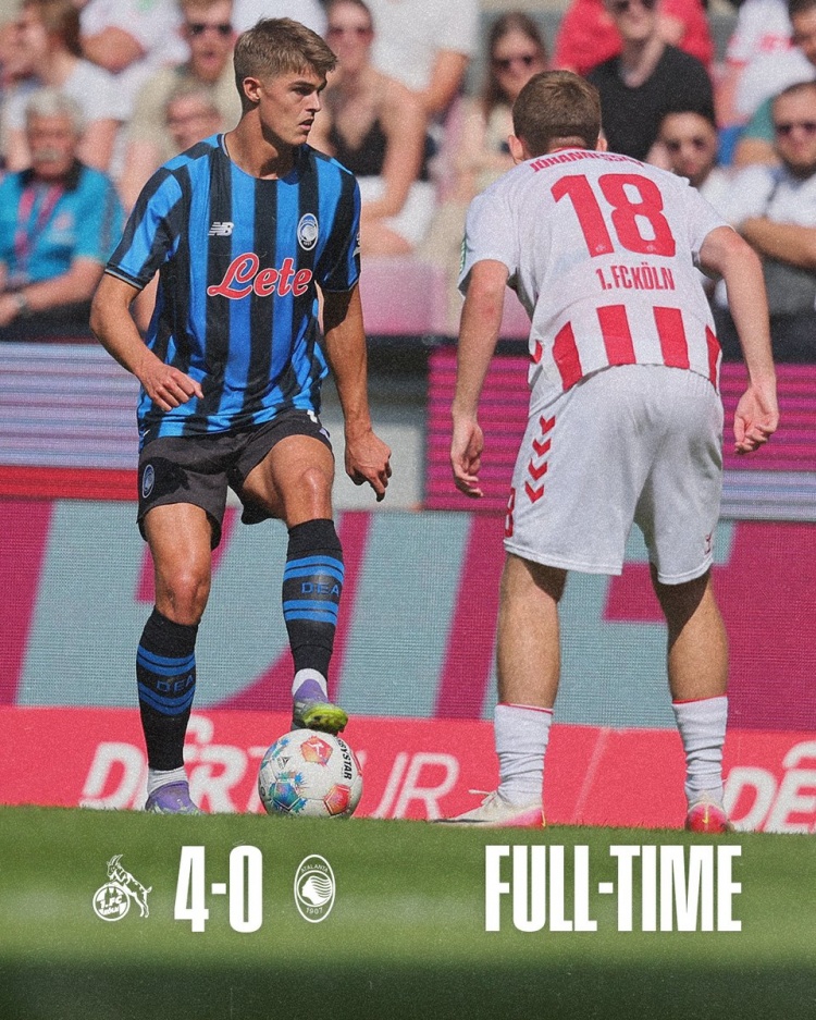 慘??！亞特蘭大在熱身賽中0-4不敵科隆，蒂爾曼梅開二度