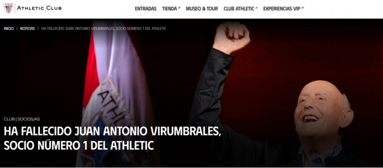 畢巴官方：沉痛宣告俱樂部1號會員離世，1939年就成為俱樂部會員