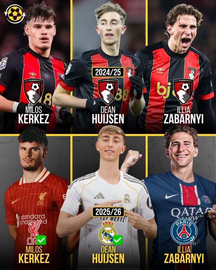 三大后衛(wèi)被挖！伯恩茅斯內(nèi)部人士：皇馬&巴黎&利物浦出的錢太多了