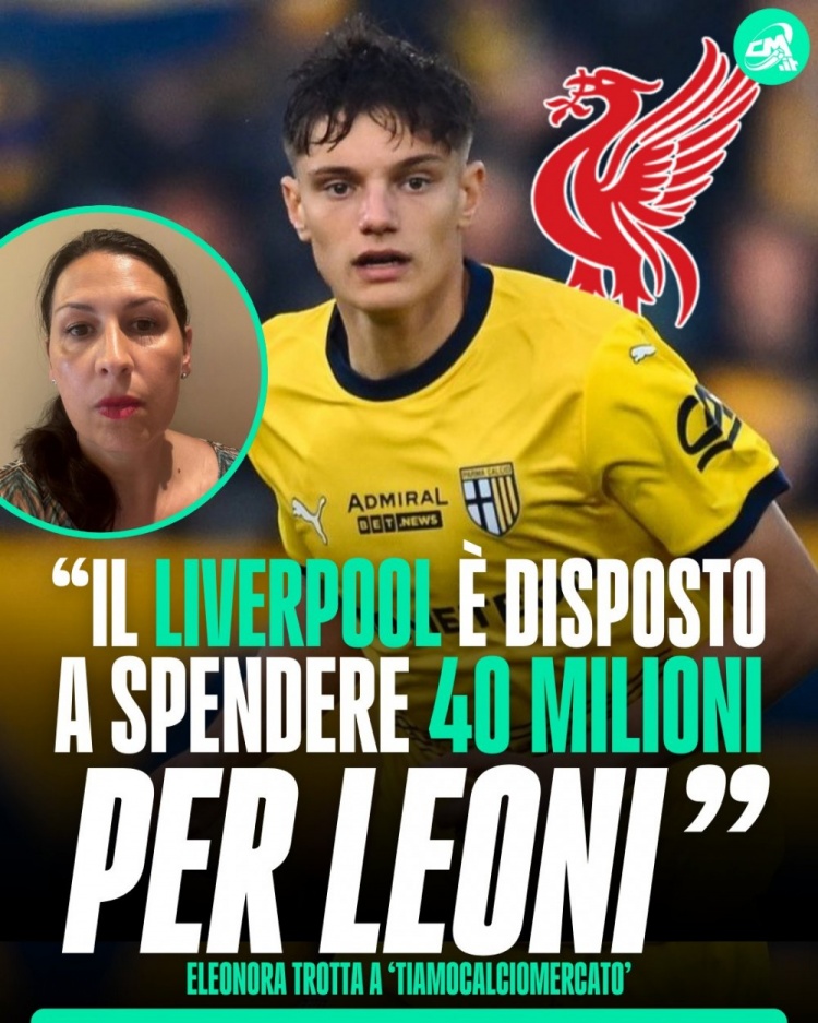 意媒：接近斯洛特的消息人士表示，利物浦愿為萊奧尼支付4000萬歐