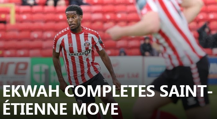 租借后買斷，官方：桑德蘭中場(chǎng)?？送哒睫D(zhuǎn)會(huì)至圣埃蒂安