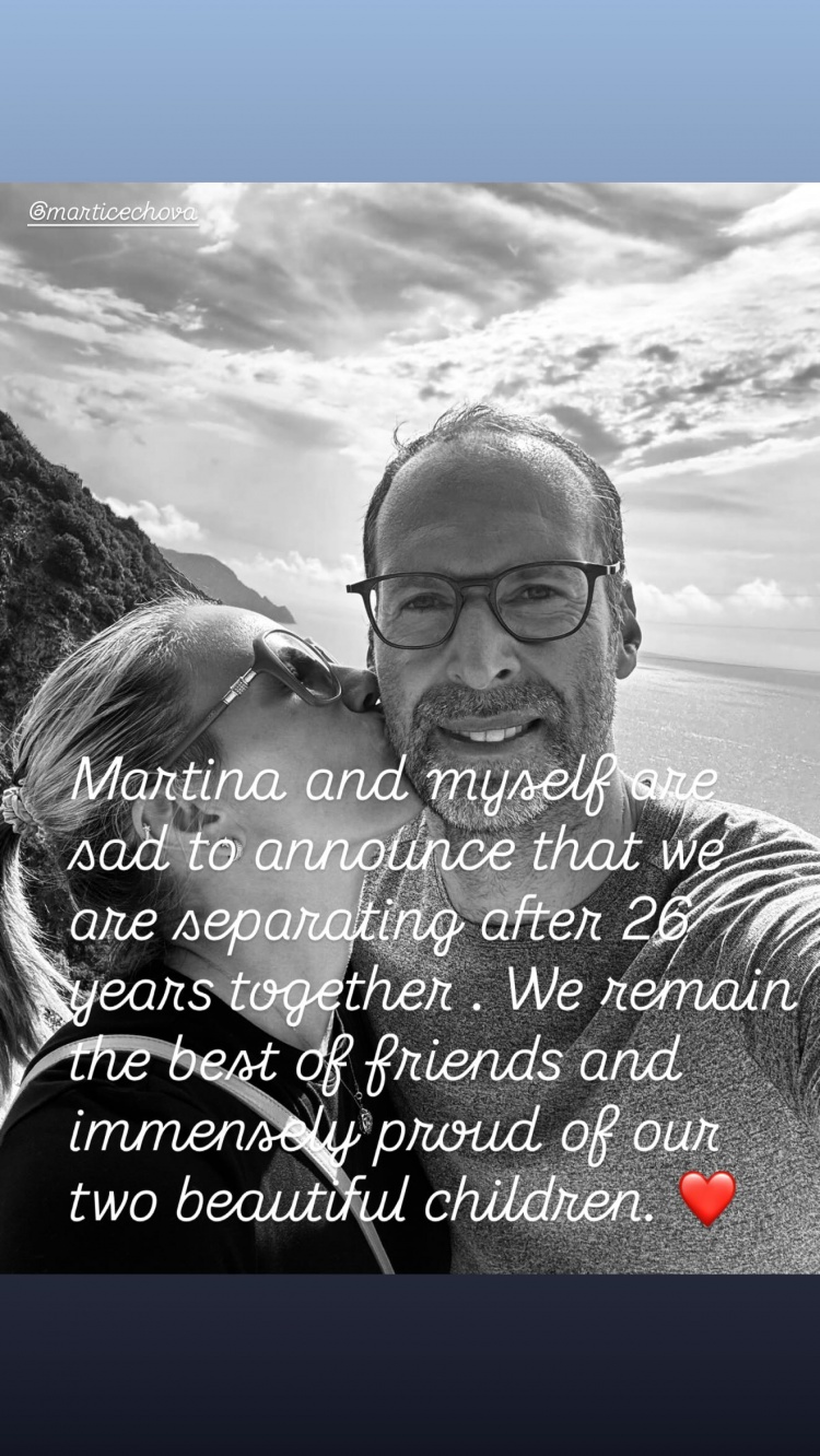 相識26年！切赫宣布與妻子離婚：我們決定分開，但仍是最好的朋友