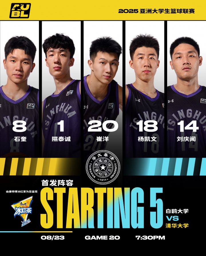清華大學(xué)淘汰日本白鷗大學(xué) 殺進AUBL決賽將戰(zhàn)中國臺北的政治大學(xué)