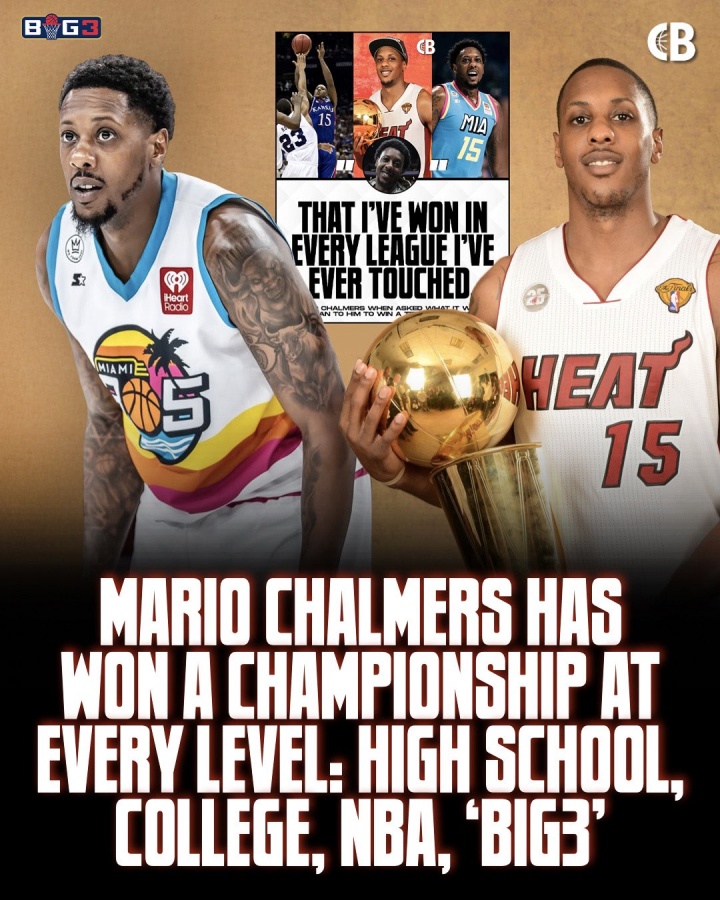 冠軍體質(zhì)！查爾莫斯：BIG3奪冠意味著我在所有打過的聯(lián)賽都有冠軍