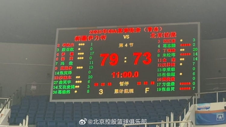 北控夏聯(lián)再戰(zhàn)新疆73-79惜敗 丁柏瑜20分全隊最高 朱松瑋&金鑫14分