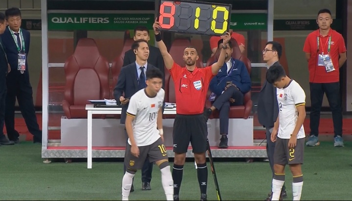 半場僅1-0領(lǐng)先！王鈺棟&楊希下半場替補(bǔ)登場，換下陳哲宣&鮑世蒙