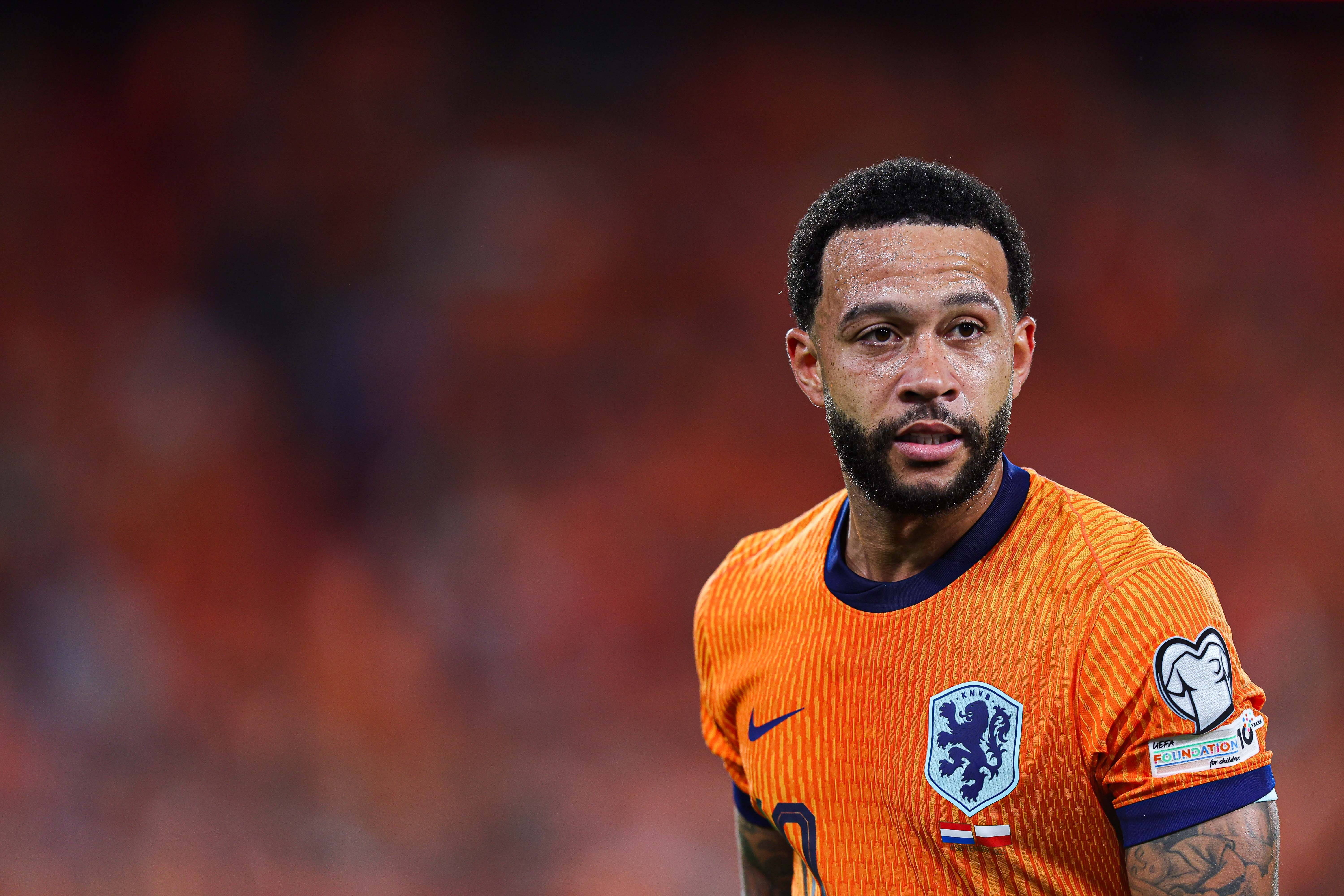 荷中無大將！31歲德佩900萬身價(jià)效力巴甲，但50球34助荷蘭隊(duì)史第1