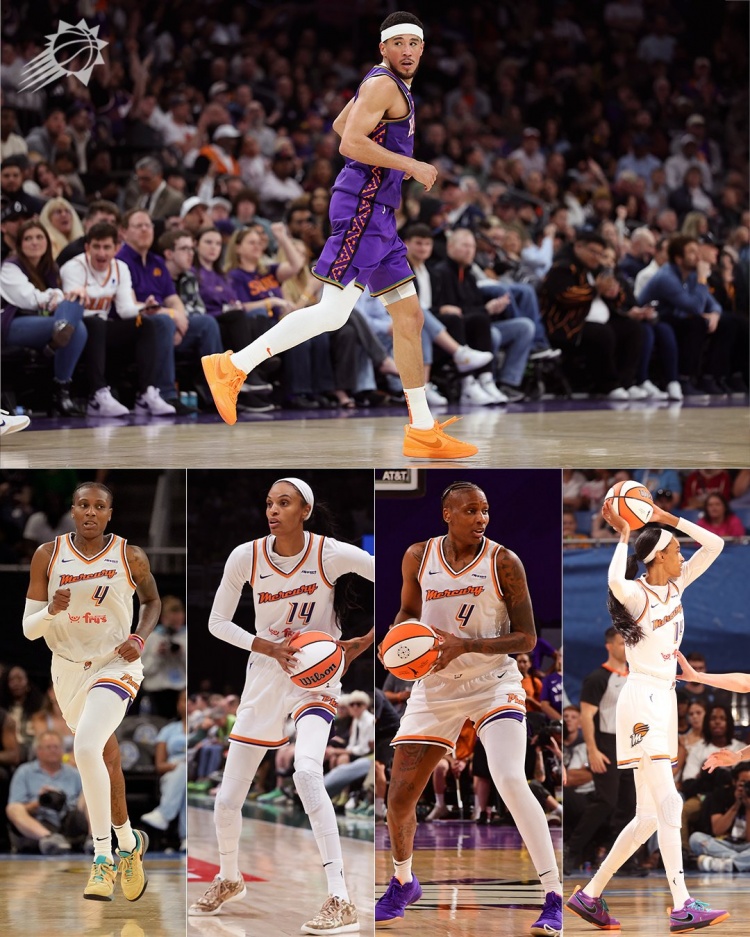 太陽官方發(fā)來賀電！布克球鞋成為本賽季W(wǎng)NBA最受歡迎球鞋！
