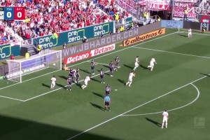 開賽四連勝！拜仁4-1霍芬海姆繼續(xù)領(lǐng)跑 凱恩戴帽奧利塞造點
