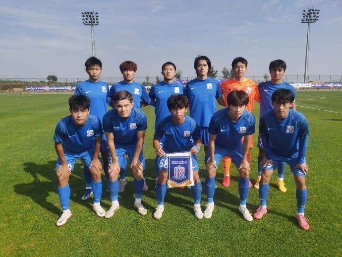 青少年精英聯(lián)賽（U21組）晉級賽第6輪，上海申花6-1戰(zhàn)勝昆明城星